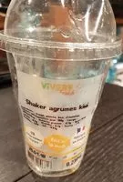 Mängden socker i shaker agrume kiwi