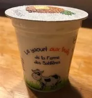 Mängden socker i Yaourt aux fruits de la ferme des sablières