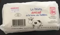Mängden socker i Le beurre demi-sel de la ferme des Sablières