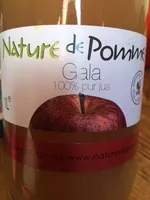Mängden socker i 100% Jus de pommes Gala