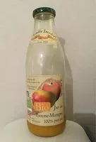 Mängden socker i Pur jus de pomme mangue bio 1L