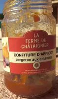 Mängden socker i Confiture d'abricot bergeron aux d'amandes