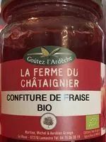 Mängden socker i Confiture de fraise bio