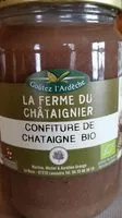 Mängden socker i Confiture châtaigne bio