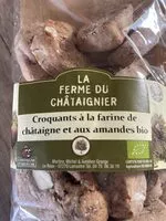 Mängden socker i Croquants aux châtaignes et aux amandes