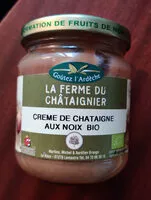 Mängden socker i crème de châtaigne aux noix bio