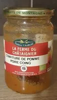 Mängden socker i Confiture de pommes poire coing