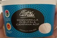 Mängden socker i Mozzarella di bufala campana aop