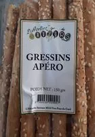 Mängden socker i Gressins apéro