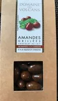 Mängden socker i Amandes grillées - Chocolat au lait