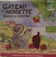 Mängden socker i Gâteau à la noisette Corse de Cervioni