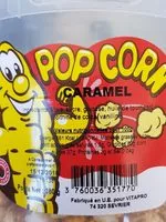 Mängden socker i Pop corn caramel