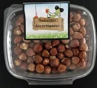 Mängden socker i Noisettes décortiquées