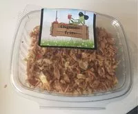 Mängden socker i Oignons frits