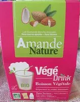Mängden socker i De Bardo Végédrink Amandes Bio- Boîte De