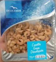 Mängden socker i Crevettes grises décortiquées