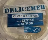 Mängden socker i Filets d’anchois marinés