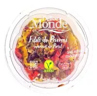 Mängden socker i Poivrons grillés marinés au persil