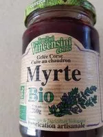 Mängden socker i Gelée de Myrte