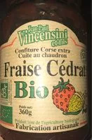 Mängden socker i Confiture corse extra - Fraise cédrat