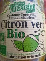 Mängden socker i Confiture Corse extra Citron Vert Bio