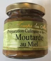 Mängden socker i Préparation culinaire à base de MOUTARDE AU MIEL