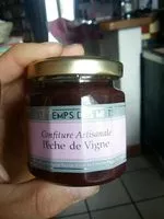 Mängden socker i Confiture Artisanale de Pêche de Vigne