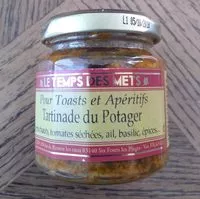 Mängden socker i Tartinade du potager
