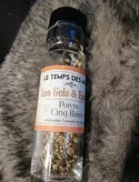 Mängden socker i Poivre cinq baies