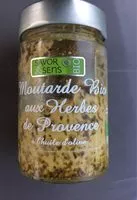 Mängden socker i Moutarde bio aux herbes de provence à l'huile d'olive