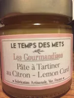 Mängden socker i Crème De Citron - 125 G - Le Temps Des Mets