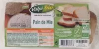 Mängden socker i Pain de mie sans gluten