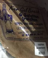 Mängden socker i 6 Galettes de blé noir LES DELICES GILDASIENS