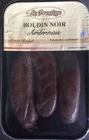 Mängden socker i Boudin Noir