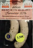 Mängden socker i Boudin blanc de rethel forestier 10%