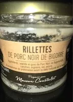 Mängden socker i Rillettes de porc noir de bigorre