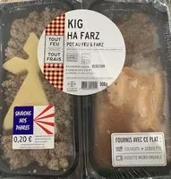 Mängden socker i Kig ha farz