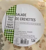 Mängden socker i Salade de crevette