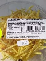 Mängden socker i Chips paille à l'huile d'olive 30%