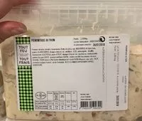Mängden socker i Piémontaise au thon