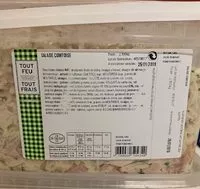 Mängden socker i Salade comtoise