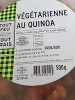 Mängden socker i Végétarienne au quinoa