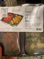 Mängden socker i Tomates confites & courgettes marinées