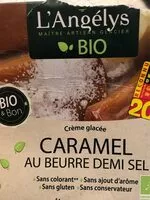 Mängden socker i Crème glacée Caramel au beurre demi sel