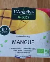 Mängden socker i Sorbet plein fruit Mangue BIO