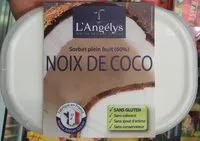 Mängden socker i Sorbet plein fruit (60%) Noix De Coco