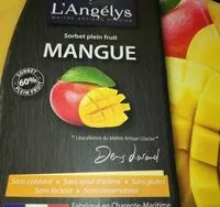 Mängden socker i Sorbet plein fruit Mangue