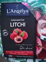 Mängden socker i Sorbet plein fruit litchi L'ANGELYS