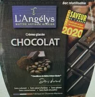 Mängden socker i Crème glacée Chocolat noir