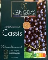 Mängden socker i Sorbet plein fruit cassis